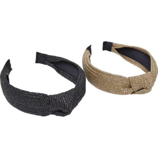 Serre-tête Urban Classics TB6441-03966 Lot 2 Flexible Beige et Noir Accessoire Cheveux