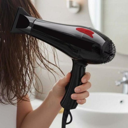 Handföhn Avizar TX-9068 1500W Temperatur einstellbar 2 Geschwindigkeiten Schwarz Rot