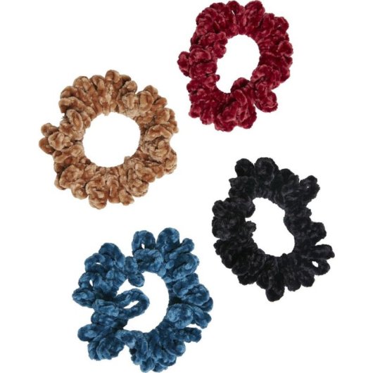 Chouchou Urban Classics TB5858-02729 Polyester Multicolore Pack 4 pièces