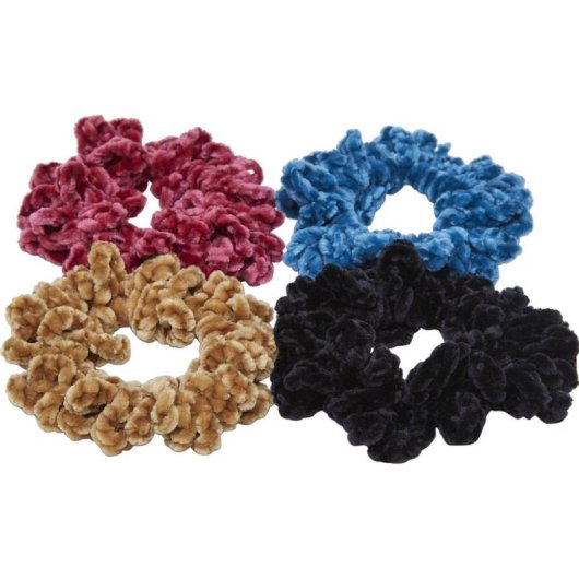 Chouchou Urban Classics TB5858-02729 Polyester Multicolore Pack 4 pièces