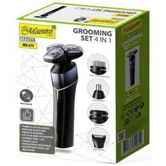 Trimmer Maestro MR-675 Präzision 5 Stufen Li-Ion Akku Schwarz