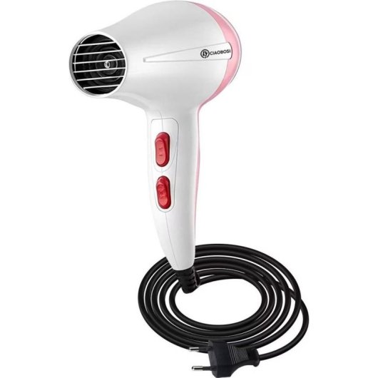 Kompakt Föhn Avizar TX-8790 1000W 4 Geschwindigkeiten Temperaturregelung Rosa Weiß