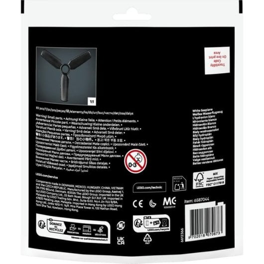 LEGO Technic Idrovolante Bianco 30736 82 pezzi