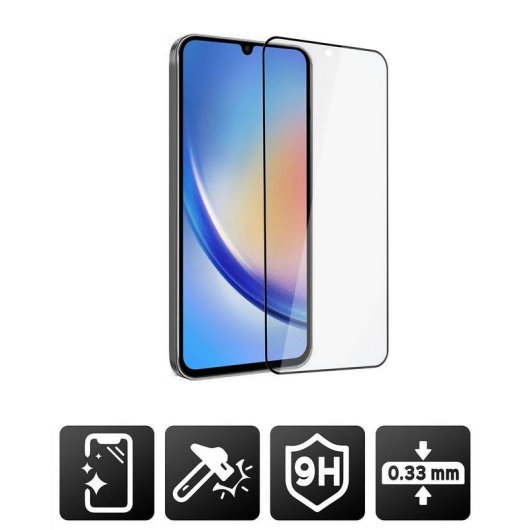 Protetor de Ecrã Akashi ALTVTSA16GLA Galaxy A16/A16 5G Vidro Temperado Integral