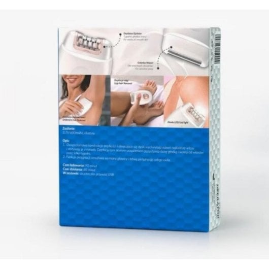 Épilateur Oromed ORO-EPIL SILK PINK sans fil 60 min violet blanc