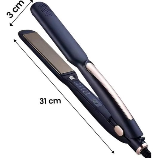 Turmalin-Keramik-Glätteisen Avizar TX-39696 230ºC 1 Temperaturstufe Nass Trocken Marineblau