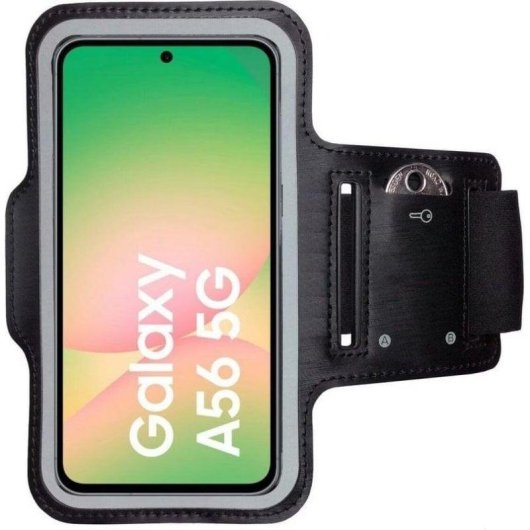 Braccialetto sportivo CoverKingz Samsung Galaxy A56 tessuto nero