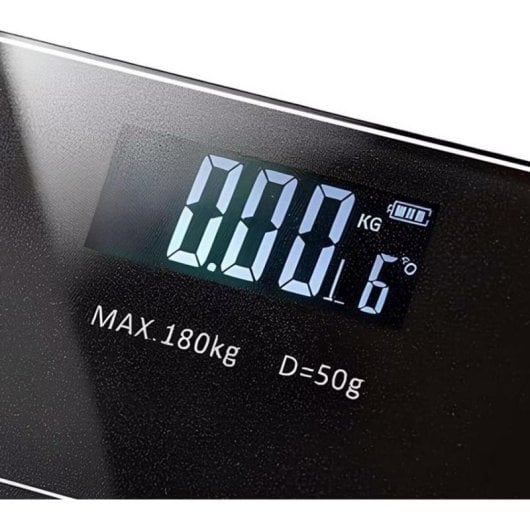 Personenwaage Avizar TX-03034 Smart Glas Schwarz App-Konnektivität 180 kg
