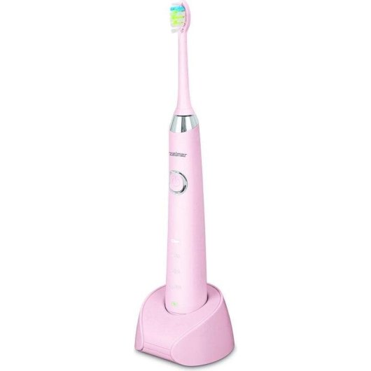 Escova de Dentes Sónica Zelmer ZTB8010P 4 Modos 2 Cabeças Carga Indução