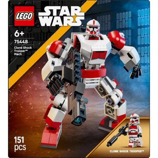 LEGO Star Wars Mech de Soldado Clon Shocktrooper 75448 151 pièces