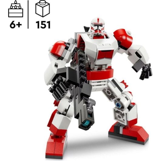 LEGO Star Wars Mech de Soldado Clon Shocktrooper 75448 151 pièces