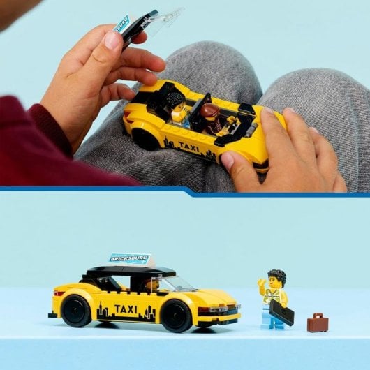LEGO City Taxi Amarillo 60487 122 piezas