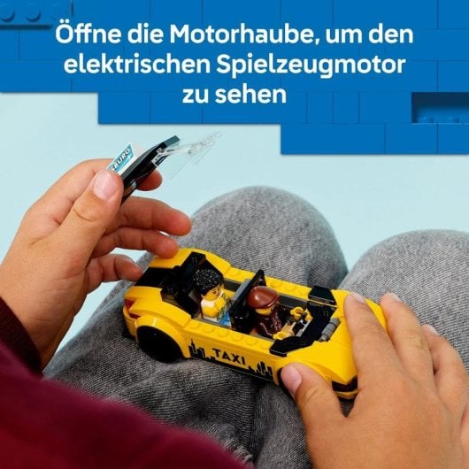 LEGO City Taxi Amarillo 60487 122 piezas