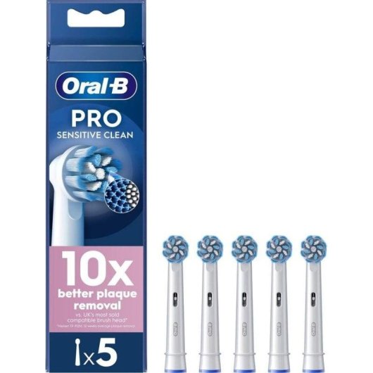 Recargas Escovas Dentes Oral-B Pro Sensitive Clean 5 Unidades Extra Macio