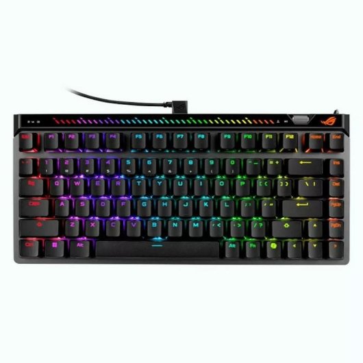 Teclado ASUS ROG Falchion Ace 75 HE magnético compacto com switches Hall Effect e RGB