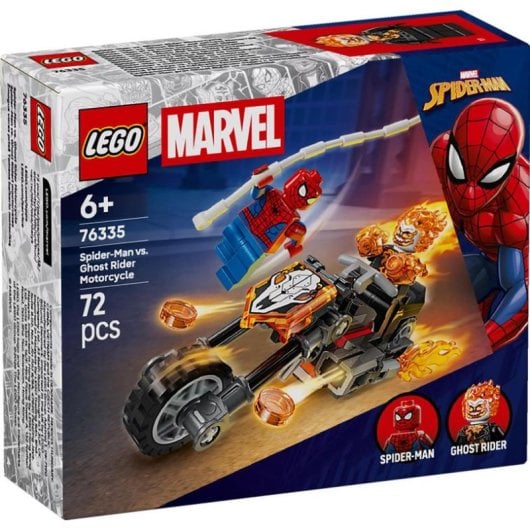 LEGO Marvel Spider-Man vs Ghost Rider 76335 72 piezas