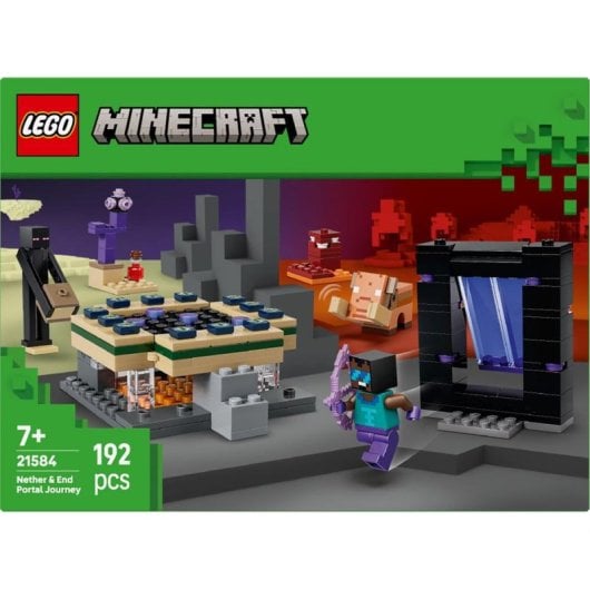LEGO Minecraft Voyage à travers le Nether et l'End 21584 192 pièces
