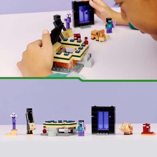 LEGO Minecraft Voyage à travers le Nether et l'End 21584 192 pièces