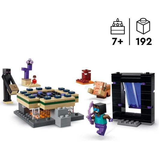 LEGO Minecraft Voyage à travers le Nether et l'End 21584 192 pièces