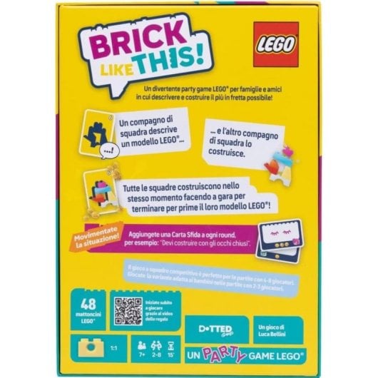 Brettspiel LEGO Brick Like This! 112 Karten Multiplayer 2-8 Spieler