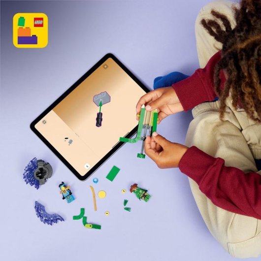 LEGO NINJAGO Nya vs. Monstruo Elemental Spinner 71849 49 piezas