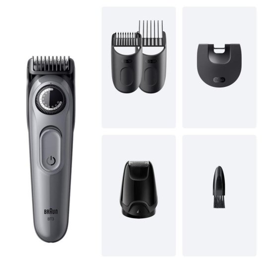 Regolabarba Braun BeardTrimmer 3 80789789 20 lunghezze batteria 50 min