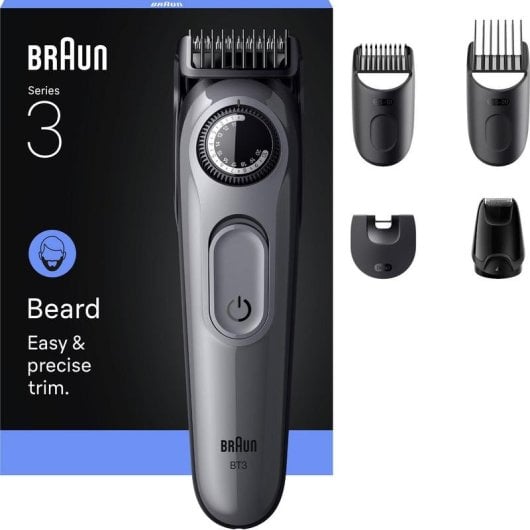 Regolabarba Braun BeardTrimmer 3 80789789 20 lunghezze batteria 50 min
