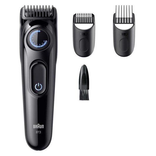 Depiladora para barba Braun BeardTrimmer 3 80789791 ajuste de 0,5 a 20 mm batería 50 min