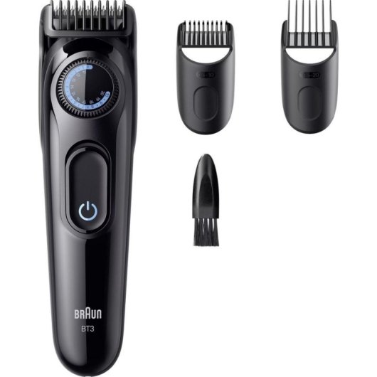 Depiladora para barba Braun BeardTrimmer 3 80789791 ajuste de 0,5 a 20 mm batería 50 min