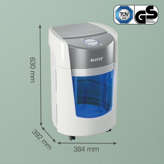 Aktenvernichter Leitz IQ OptiMax Small Office 350 Microcut P-5 8 Blatt 22 l