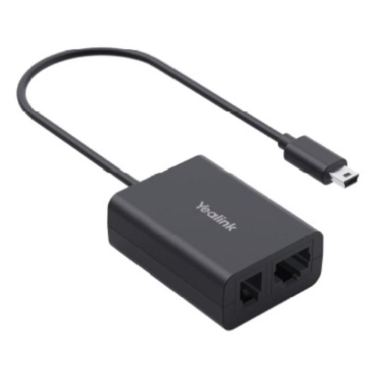 Yealink EHS62 Adapter für kabelgebundene Headsets, EHS-Kompatibilität, Schwarz