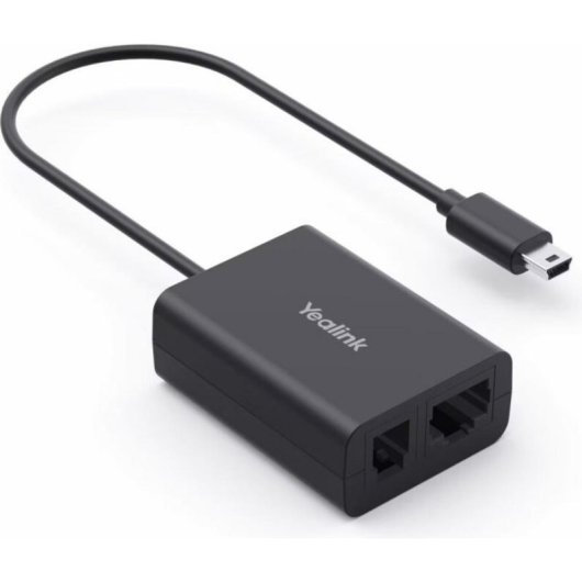 Yealink EHS62 Adapter für kabelgebundene Headsets, EHS-Kompatibilität, Schwarz