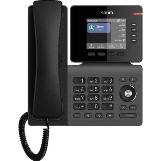 Telefono IP Snom D810W Nero IPS Wi-Fi Gigabit Ethernet 3,36