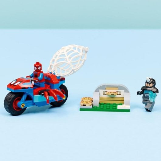 Set de construção LEGO Marvel 11206 Spidey Moto e Rhino 61 peças