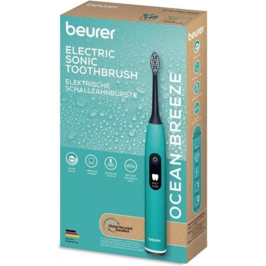Escova de dentes elétrica Beurer SC 50 Ocean Breeze 5 modos e ecrã LCD