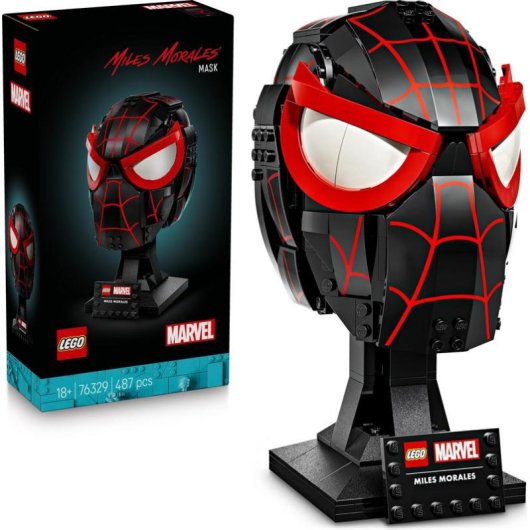 LEGO Marvel Miles Morales Máscara 76329 487 piezas