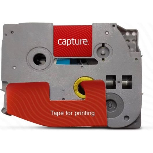 Beschriftungsband Capture CA-TZE521 Blau Schwarz 8 m x 0,9 cm Kunststoff