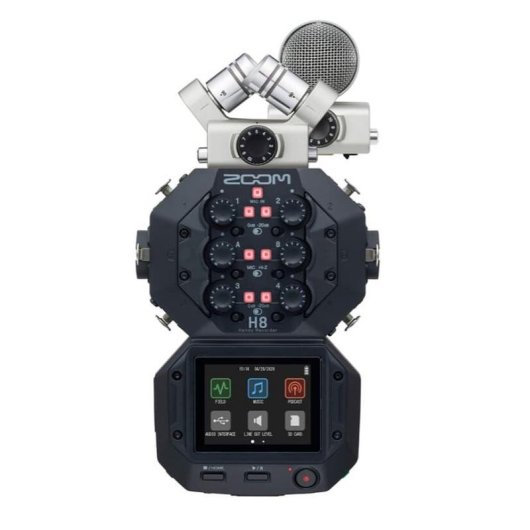 Enregistreur Zoom H8 Pack MS 8 pistes audio haute résolution microphones interchangeables