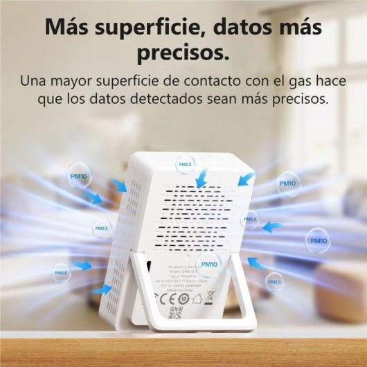 Détecteur qualité air Sonoff Airguard PM2.5 PM10 Température Humidité Wi-Fi Matter USB-C Blanc