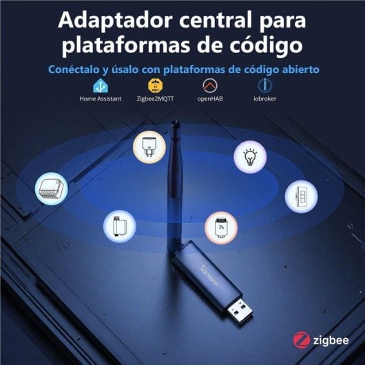 Zigbee Thread USB Dongle Sonoff EFR32MG24 4.5dBi Antenne Firmware Flash