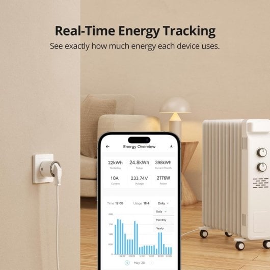 Prise intelligente Sonoff Iplug Zigbee Commande vocale et Statistiques de consommation