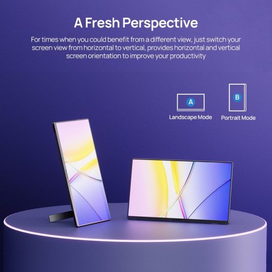 Monitor Arzopa A3C Pro 13,3" FullHD 60Hz OLED Portátil Funda