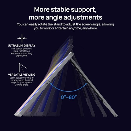 Monitor Arzopa A3C Pro 13,3" FullHD 60Hz OLED Portátil Funda