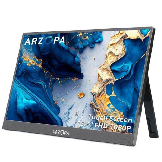 Monitor PC Arzopa A1T 15.6" FullHD 60Hz IPS Touch HDR10 USB-C HDMI