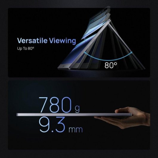 Monitor Arzopa Z1FC 16.1" FullHD 144Hz IPS Portátil HDR10 106 sRGB Altifalantes