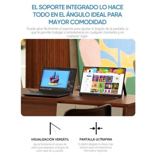 Monitor Arzopa Z1C 16.1" Full HD IPS 100% sRGB USB-C 60Hz 25ms