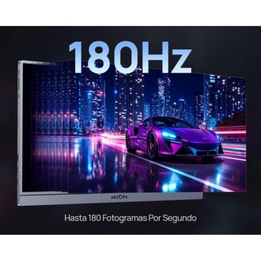 Monitor Arzopa Z3FC 16,1" QHD 180Hz IPS Tragbar FreeSync HDR10 Funda 9ms