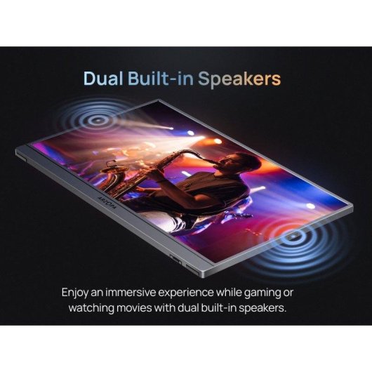 Monitor Arzopa Z3FC 16,1" QHD 180Hz IPS Tragbar FreeSync HDR10 Funda 9ms