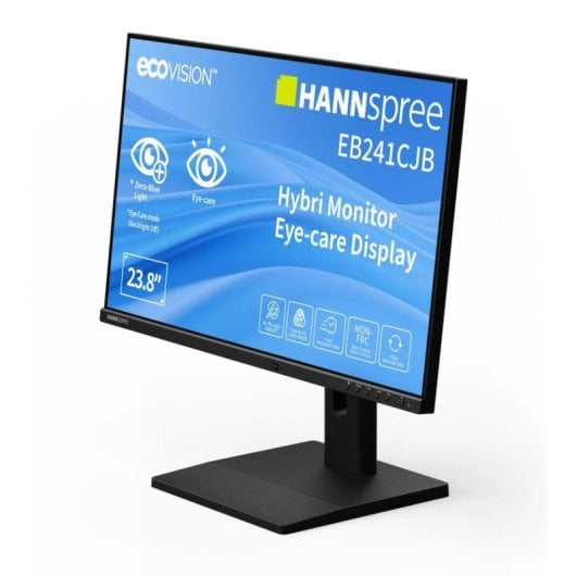 Monitor PC Hannspree Hybri EB241CJB 23,8" FullHD 75Hz TN USB-C Altoparlanti 6ms