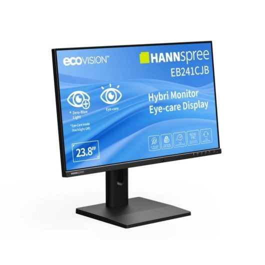 Monitor PC Hannspree Hybri EB241CJB 23,8" FullHD 75Hz TN USB-C Altoparlanti 6ms